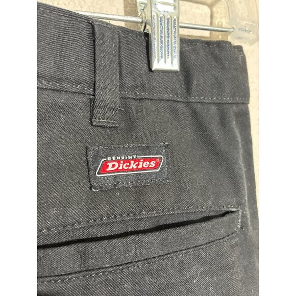 Dickies Pants Mens Black Work Pants Cotton Blend Durable Straight Fit size 34X31 - Picture 2 of 10